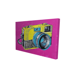 Colorful retro camera