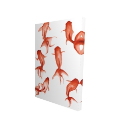 Small red fishes