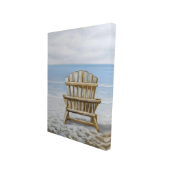 Wood beach chair