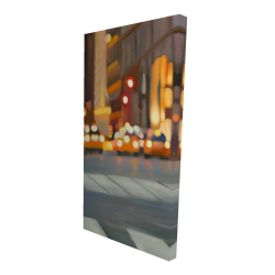 Blurred view of new york