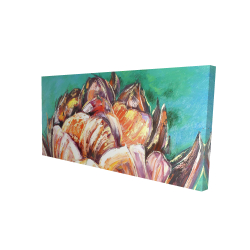 Abstract double tulips flower