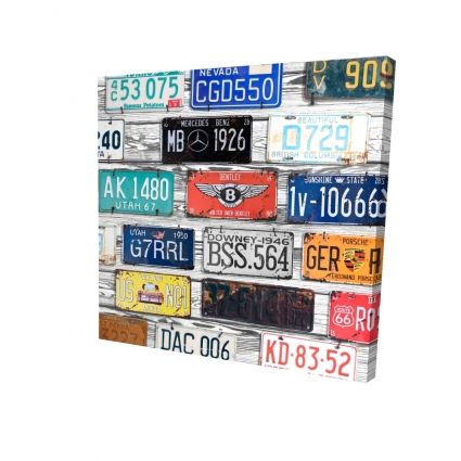 Vintage plates registration