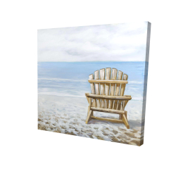 Wood beach chair