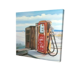 Old gas pump