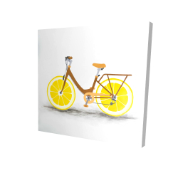 Bicyclette avec roues de citron