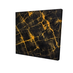 Black and gold marble