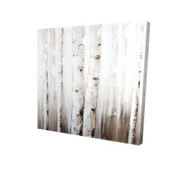 Abstract white birches