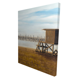 Lifeguard tower at the beach