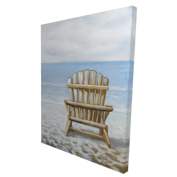 Wood beach chair