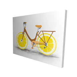 Bicyclette avec roues de citron