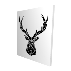 Geometric deer head