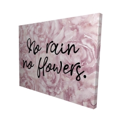 No rain no flowers