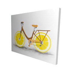 Bicyclette avec roues de citron