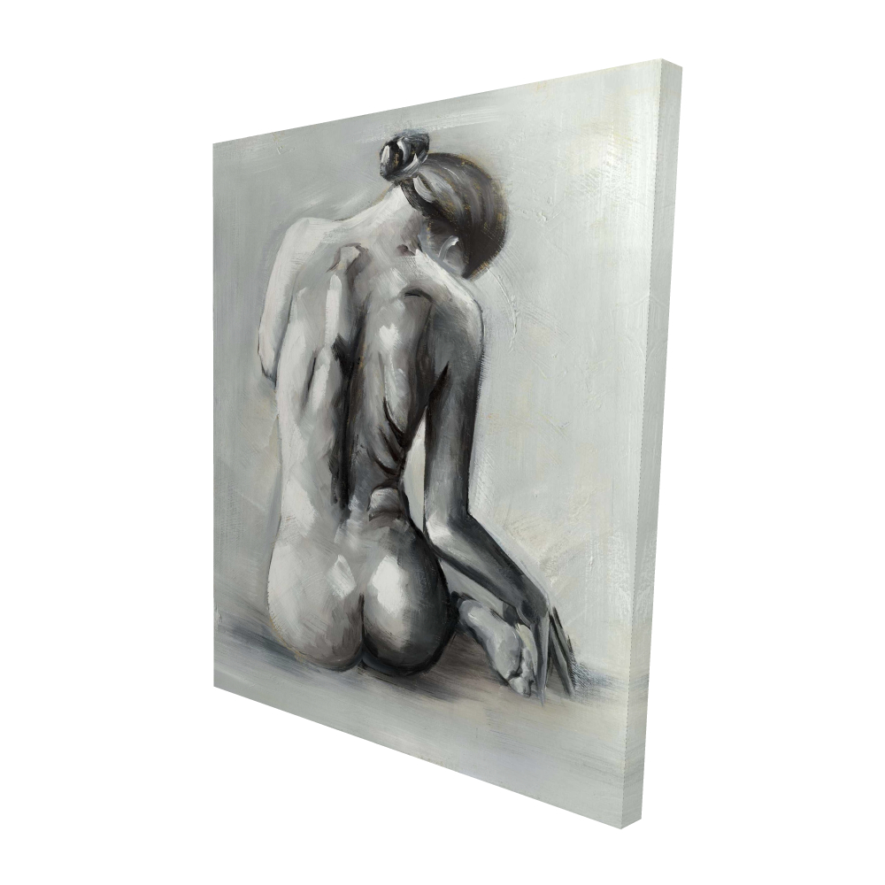 Femme nue de dos | Reproduction sur toile 48