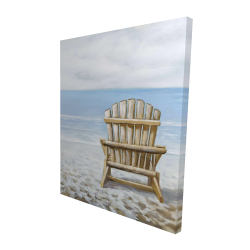 Wood beach chair