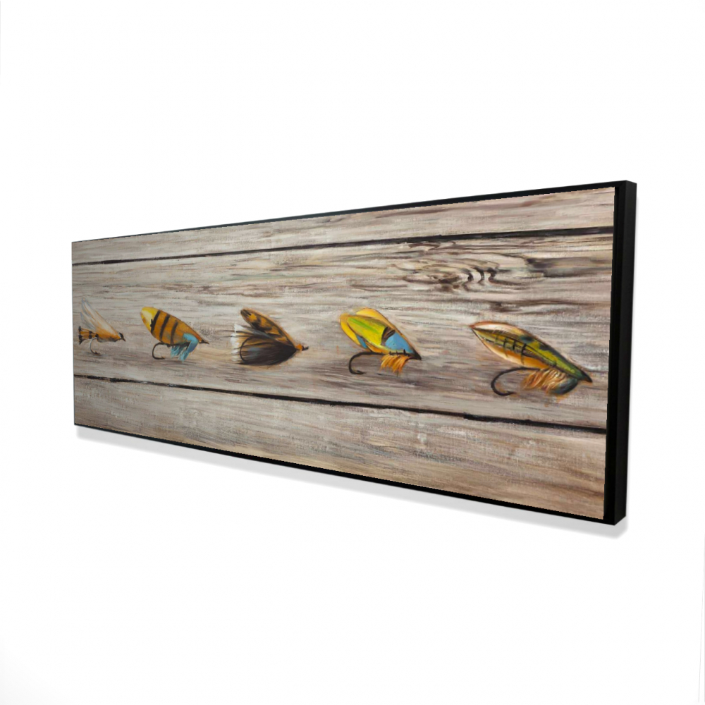 Fishing Flies Wall Art Begin Home Decor