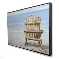 Wood beach chair