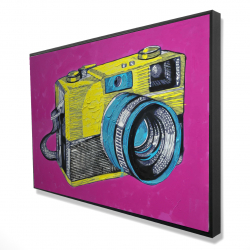 Colorful retro camera