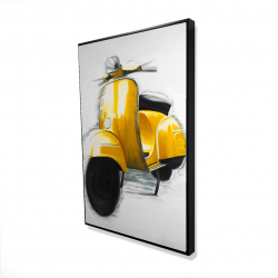 Scooter jaune italien