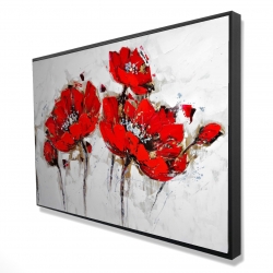 Abstract poppy flowers