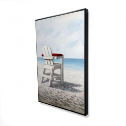 White beach chair