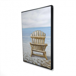 Wood beach chair