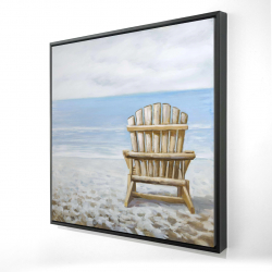 Wood beach chair