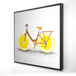 Bicyclette avec roues de citron