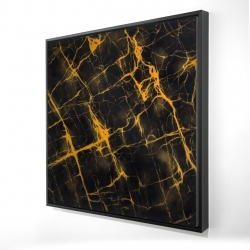 Black and gold marble