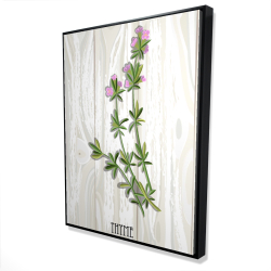 Thyme on wood