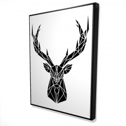 Geometric deer head