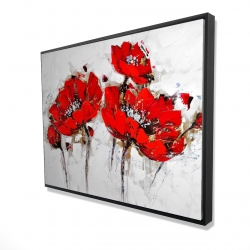 Abstract poppy flowers