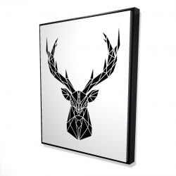 Geometric deer head