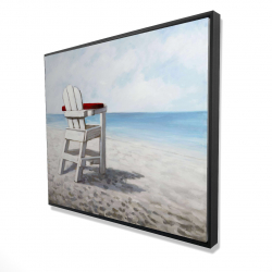 White beach chair