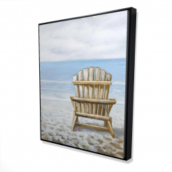 Wood beach chair