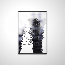 Silhouettes of trees