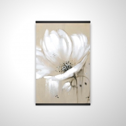 White abstract wild flower