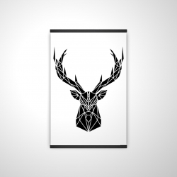 Geometric deer head