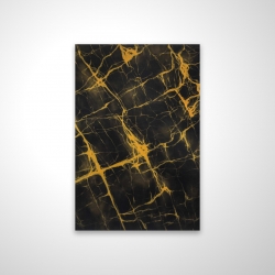 Black and gold marble