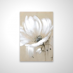 White abstract wild flower