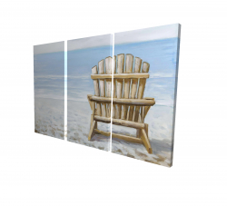 Wood beach chair