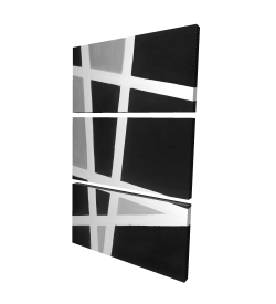 Black and white abstract lines