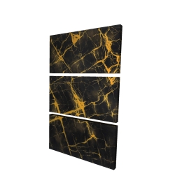 Black and gold marble