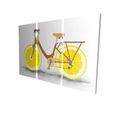 Bicyclette avec roues de citron