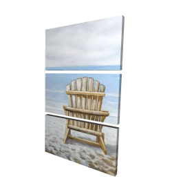 Wood beach chair