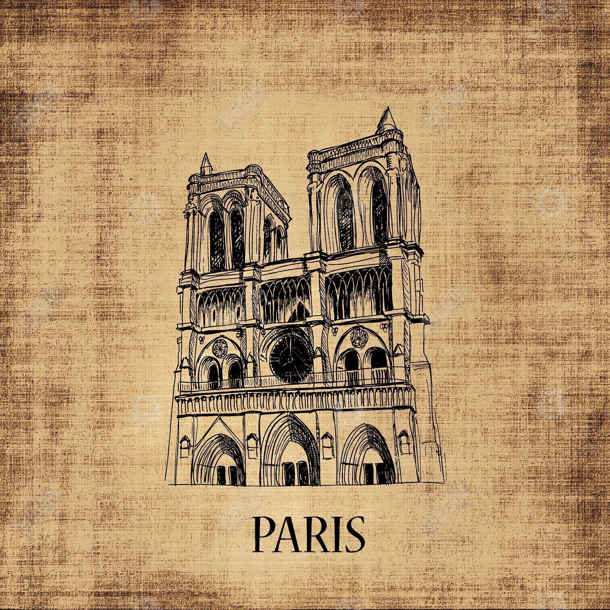 Notre-dame de paris illustration