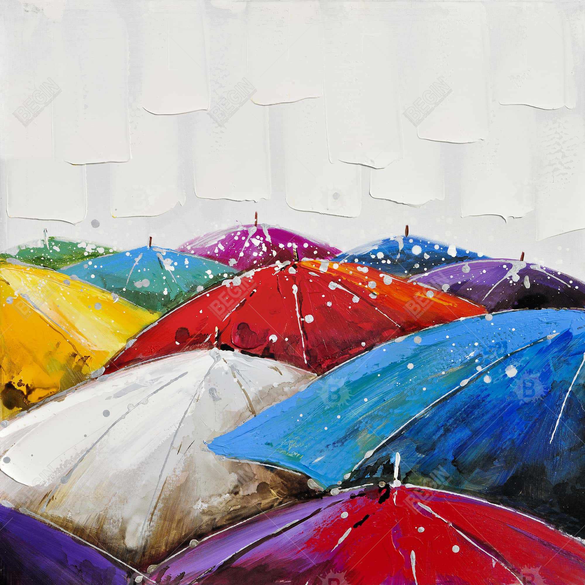 Colorful umbrellas